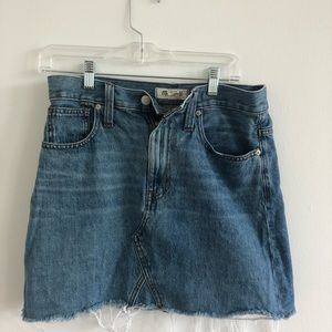 Madewell Denim Mini Skirt Size 28